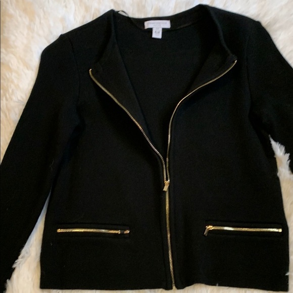 Charter Club Petite Black Zip-Up Blazer - Picture 6 of 6